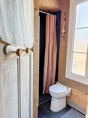 Salle de bains dans l'établissement Gite de la Brasserie