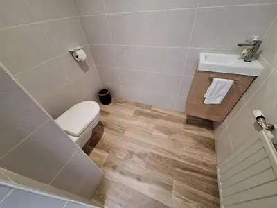 Salle de bains dans l'établissement Gite en Champagne