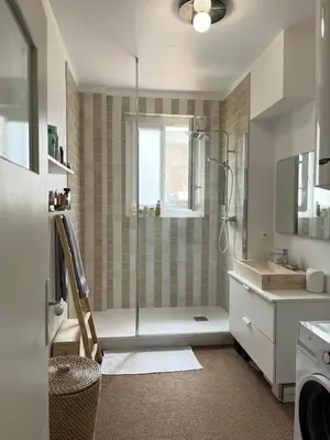 Salle de bains dans l'établissement Appartement de charme au forum
