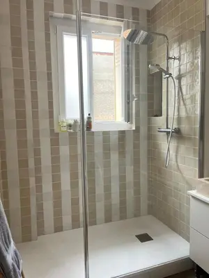 Salle de bains dans l'établissement Appartement de charme au forum