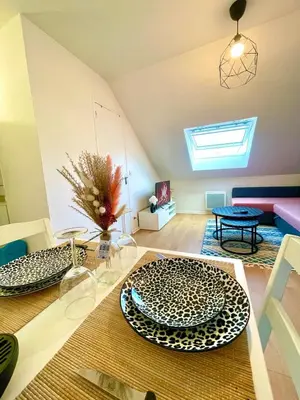 Coin salon dans l'établissement La perle des capucins