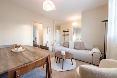 Coin salon dans l'établissement Chez papa - 3 lits - Confortable & spacieux