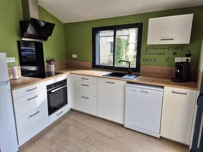 Cuisine ou kitchenette dans l'établissement Maison Au Beau Regard