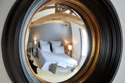 Un ou plusieurs lits dans un hébergement de l'établissement Maison d'hôtes La Chevalée