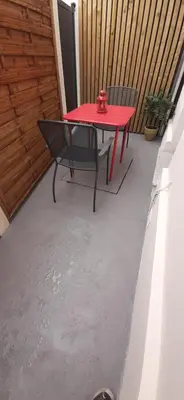 Balcon ou terrasse dans l'établissement petite maison Margalice