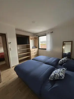 Un ou plusieurs lits dans un hébergement de l'établissement Vignes au Balcon