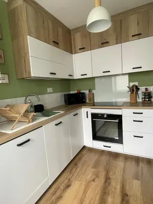 Cuisine ou kitchenette dans l'établissement Joli appartement secteur Mézières