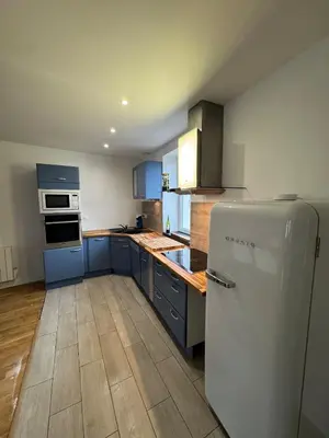 Cuisine ou kitchenette dans l'établissement Le 72 - Bohemian Chic - 20 min from Disneyland Paris
