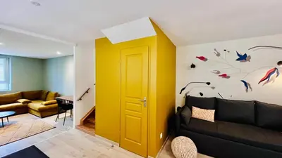 Coin salon dans l'établissement Le Triplex Chic & Choc - Disneyland Paris