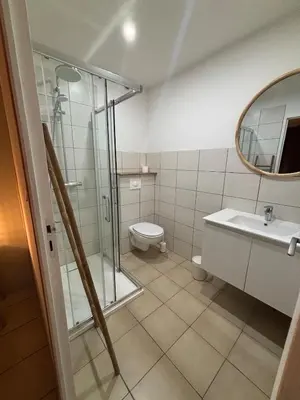 Salle de bains dans l'établissement Appartement cosy au cœur de la vallée de la Marne
