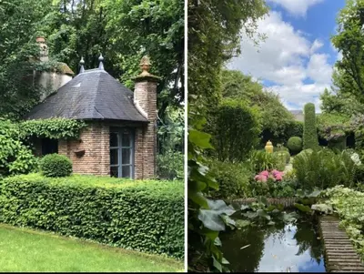 Jardin de l'établissement Manoir de la Marquise