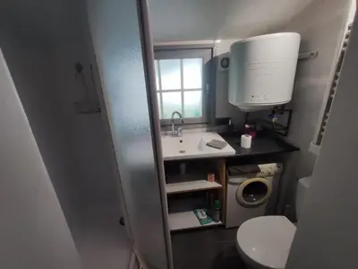 Cuisine ou kitchenette dans l'établissement Au Chemin de la Forêt - Maison pour 4p