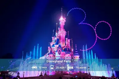 Plan de l'établissement La Villa Bora, 14 pers, 10 min Disneyland Paris