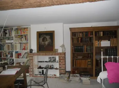Bibliothèque dans le B&B/chambre d'hôtes