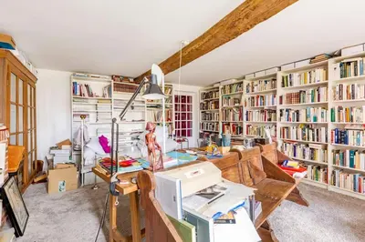 Bibliothèque dans le B&B/chambre d'hôtes