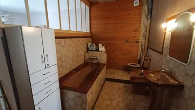 Cuisine ou kitchenette dans l'établissement Maison de famille entière, 4 chambres, 10 couchages, piscine selon période