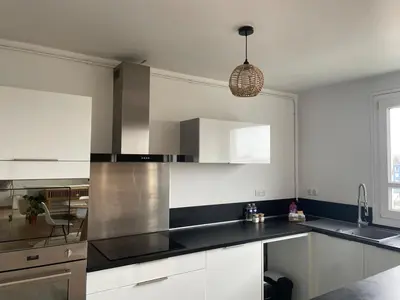 Cuisine ou kitchenette dans l'établissement La Parenthèse