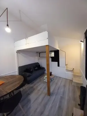 Cuisine ou kitchenette dans l'établissement Champagne - Studio Epernay