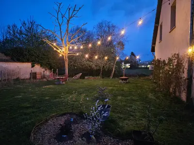 Jardin de l'établissement Gîte En bord de rivière