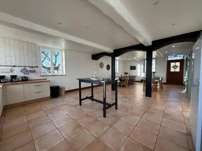 Cuisine ou kitchenette dans l'établissement Gîte Chez Maurice