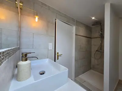 Salle de bains dans l'établissement La Marani