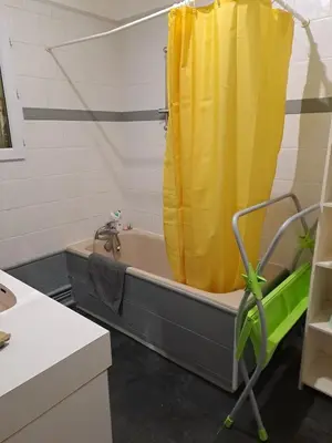 Salle de bains dans l'établissement Grand appart 2 chambres - max 6 pers