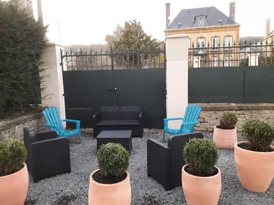 Jardin de l'établissement Grand appart 2 chambres - max 6 pers