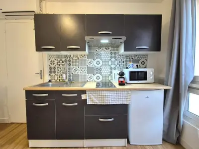Cuisine ou kitchenette dans l'établissement Bologne - À proximité du centre-ville