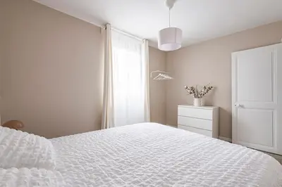 Un ou plusieurs lits dans un hébergement de l'établissement Duplex pour 4 - Hyper centre