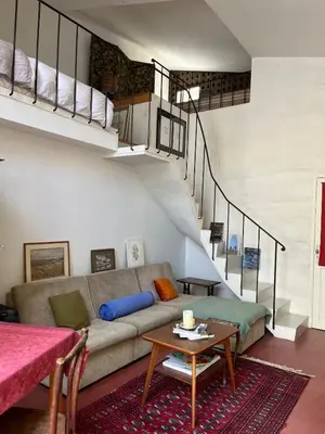 Coin salon dans l'établissement Le Clos des Lilas