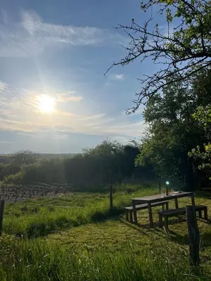 Paysage naturel près de la maison d'hôtes