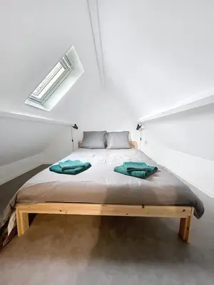 Un ou plusieurs lits dans un hébergement de l'établissement L'Orée - le calme de la forêt - 10 min de Pierrefonds