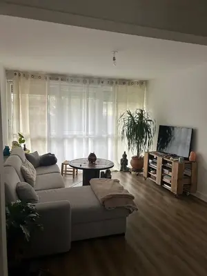 Télévision ou salle de divertissement dans l'établissement Apartment close to Place Luton