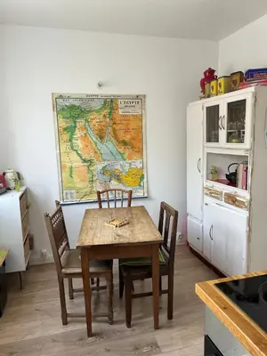 Cuisine ou kitchenette dans l'établissement Apartment close to Place Luton