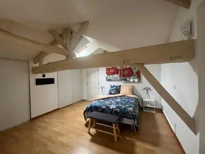 Coin salon dans l'établissement Maison de Nathony