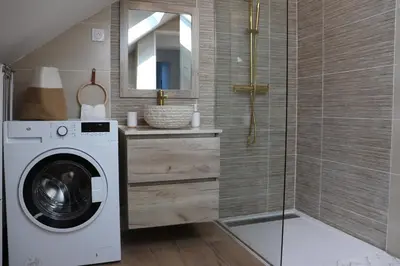 Salle de bains dans l'établissement Le Champêtre Appartement cosy et nature