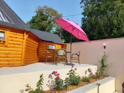 Jardin de l'établissement Lodge Mon Petit Lapin