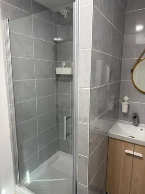 Salle de bains dans l'établissement Gîte en Champagne - Le Clos des 3 Sources
