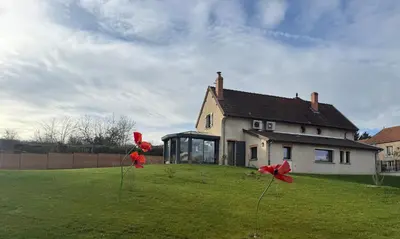 Jardin de l'établissement Gîte en Champagne - Le Clos des 3 Sources