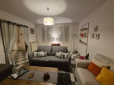 Coin salon dans l'établissement Bienvenue Chez Papy