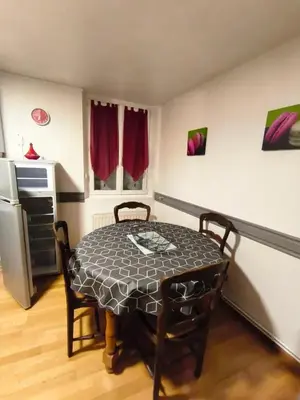 Cuisine ou kitchenette dans l'établissement Charmant Appartement à Romilly-sur-Seine avec Jardin
