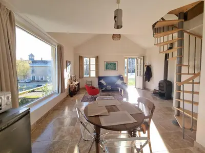 Coin salon dans l'établissement Gite du Bois de Lord