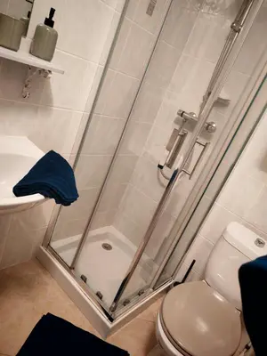 Salle de bains dans l'établissement L'arcisien