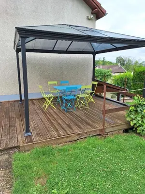 Jardin de l'établissement Gîte du Craon de Ludes