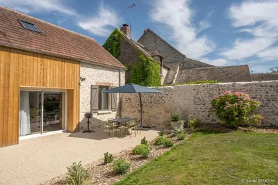 Vue générale sur la montagne ou vue sur la montagne depuis la maison de vacances