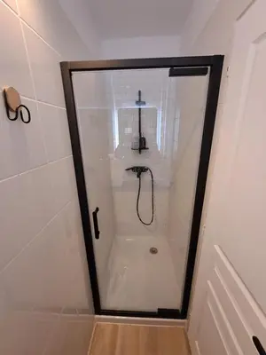 Salle de bains dans l'établissement Appartement proche Château de Compiègne
