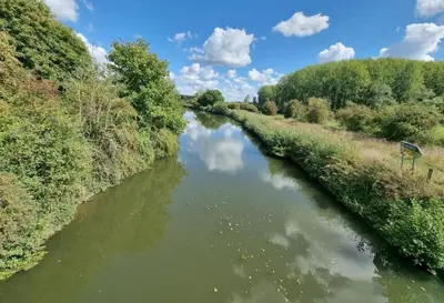 Paysage naturel près de la maison de vacances
