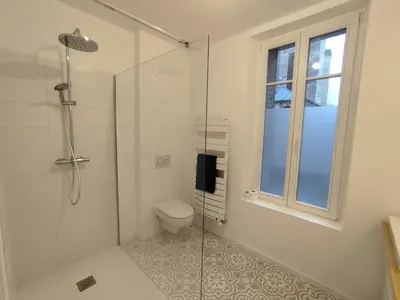 Salle de bains dans l'établissement Le Clos Saint-Crépin, votre maison de charme