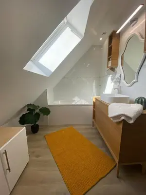 Salle de bains dans l'établissement Cozy house for 6 people