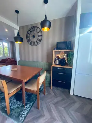 Cuisine ou kitchenette dans l'établissement Cozy house for 6 people